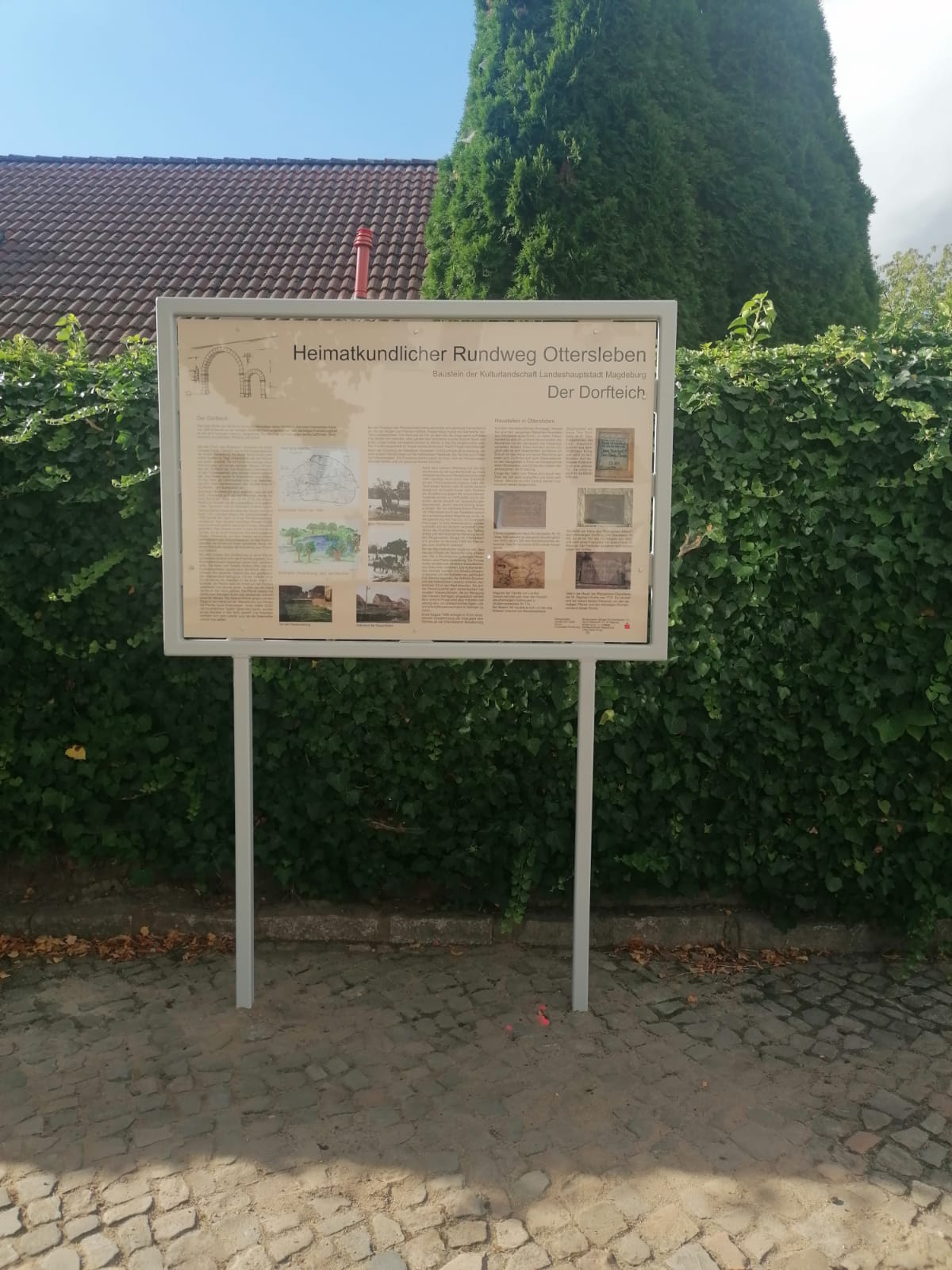 Tafel am Dorfteich